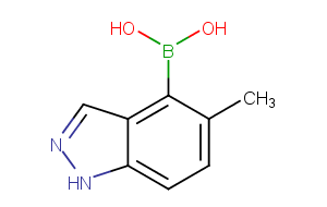 5-Methyl-1H-indazol-4-yl-4-boronic acid
