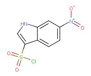 6-Nitro-1H-indole-3-sulfonyl chloride