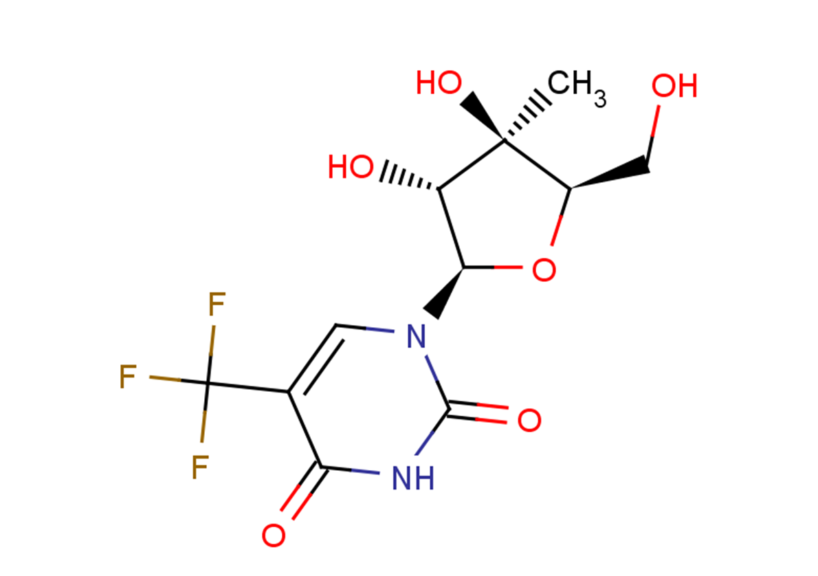 3’-beta-C-Methyl-5-trifluoromethyluridine