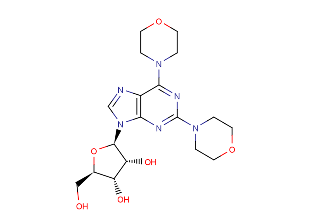 2,6-Bis(4-morpholinyl)-9-b-D-ribofuranosyl-9H-purine