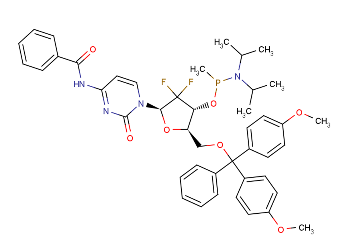 5’-O-DMTr-2’,2’-difluoro-dC(Bz)-methyl   phosphonamidite