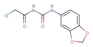 Acetamide, n-[(1,3-benzodioxol-5-ylamino)carbonyl]-2-chloro-