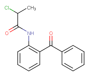 N-(2-benzoylphenyl)-2-chloropropanamide
