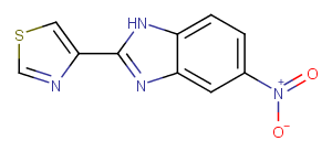 4-(5-Nitro-1H-benzo[d]imidazol-2-yl)thiazole