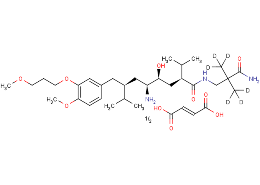 Aliskiren D6 hemifumarate