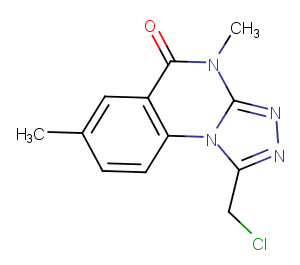 1-(Chloromethyl)-4,7-dimethyl-[1,2,4]triazolo[4,3-a]quinazolin-5-one