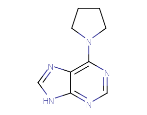 9H-purine,6-(1-pyrrolidinyl)-