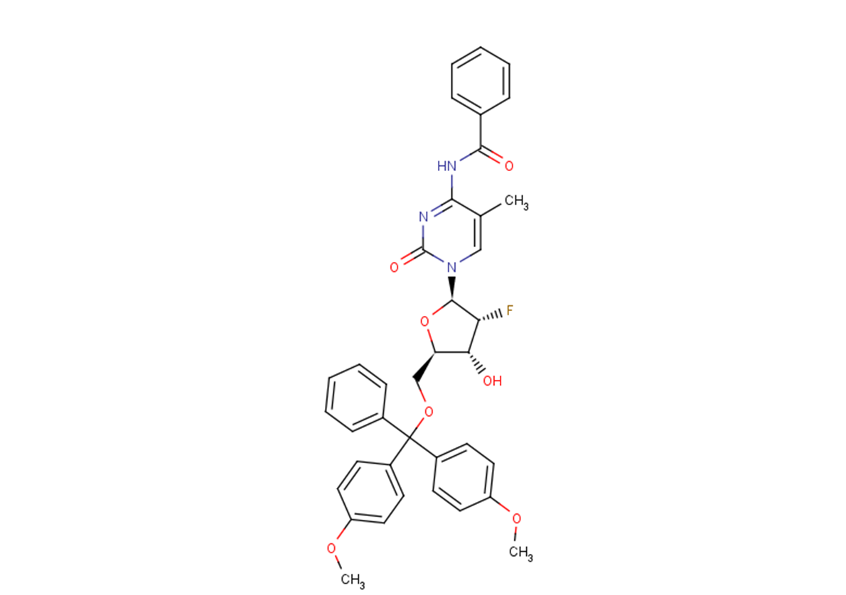 N4-Benzoyl-2'-deoxy-5'-O-DMTr-2'-fluoro- 5-methylcytidine