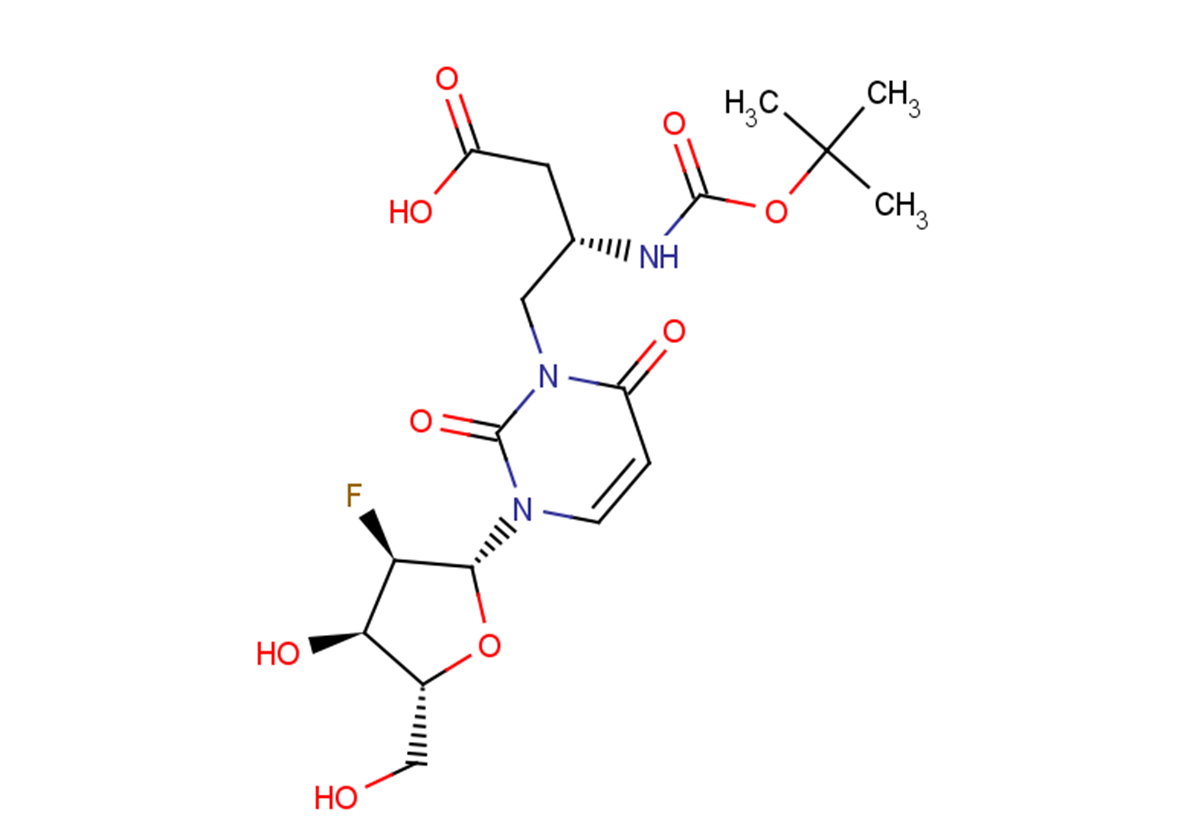 2’-Deoxy-2’-fluoro-N3-(2S)-[2-(tert-butoxy-carbonyl)-amino-3-carbonyl]propyluridine