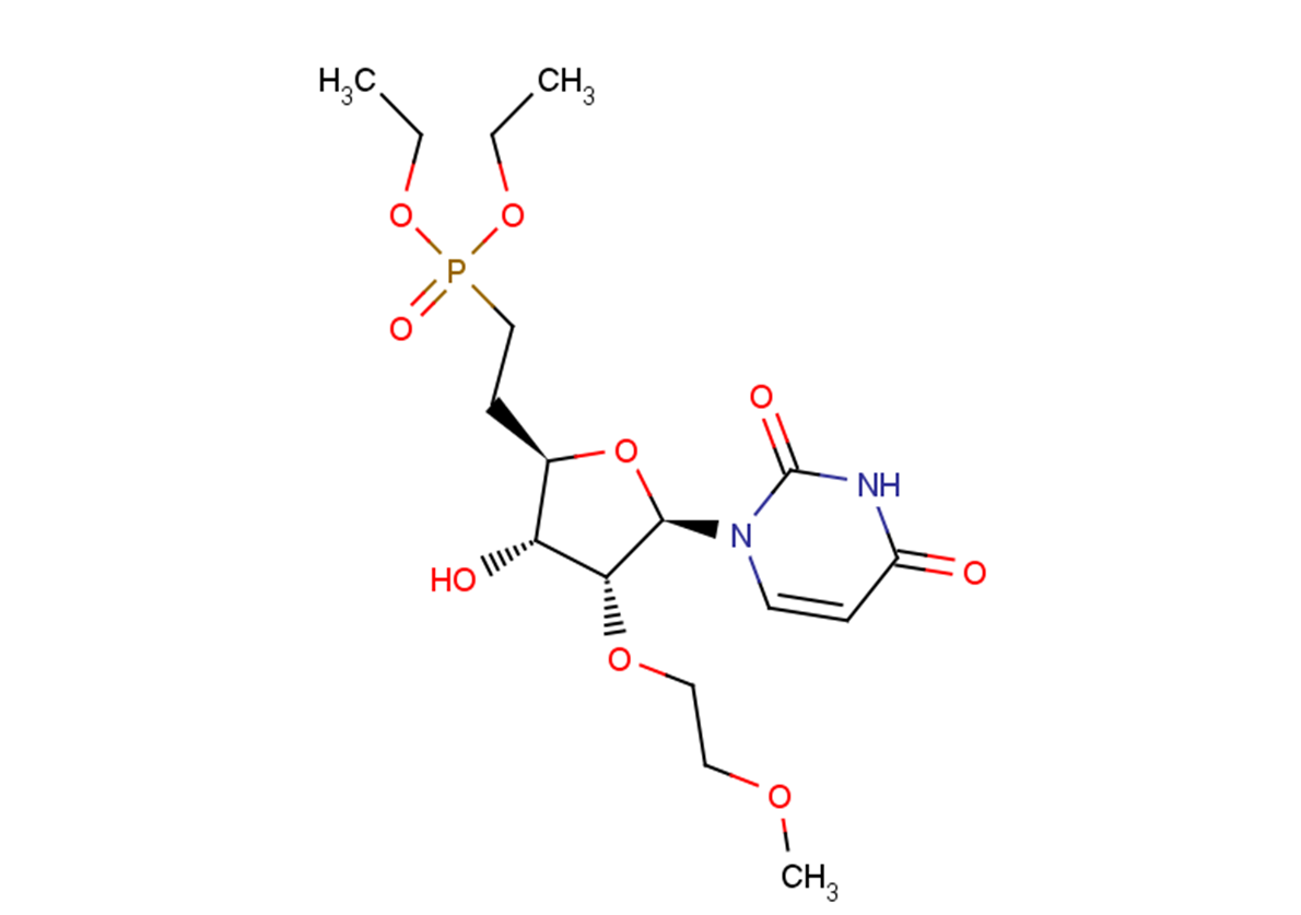 1-[6-(Diethoxyphosphinyl)-2-O-(2-methoxyethyl)-β-D-ribo-hexofuranosyl]uracil