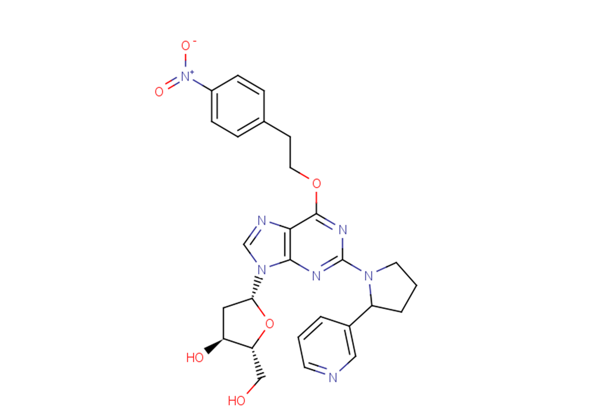 6-O-[2-(4-Nitrophenyl)ethyl]-2-[(3-pyridyl)pyrrolidin-1-yl]-2’-deoxyinosine