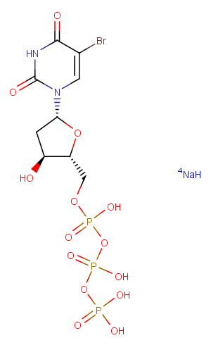 5-BrdUTP sodium salt