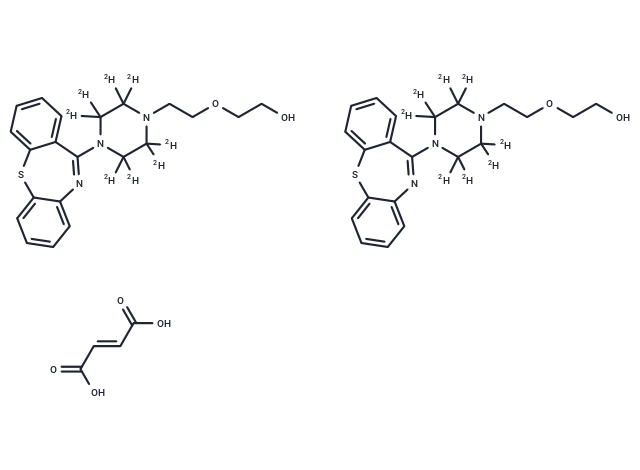 Quetiapine-d8 Hemifumarate