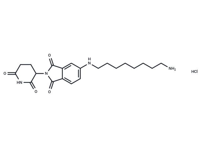 Pomalidomide-5-C8-NH2 hydrochloride