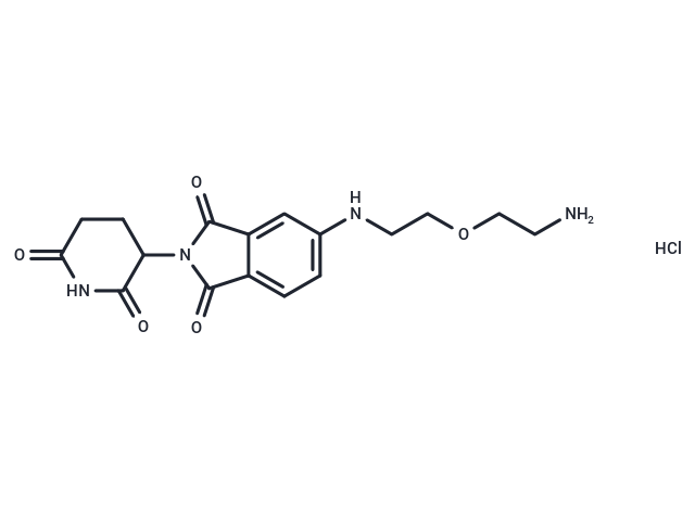 Thalidomide-5-NH-PEG1-NH2 hydrochloride