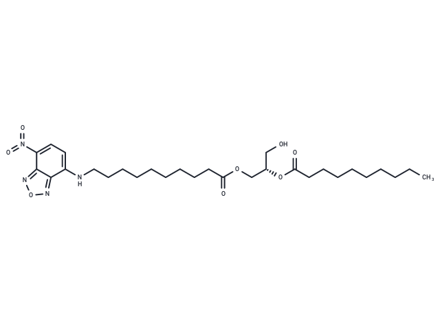 1-NBD-decanoyl-2-decanoyl-sn-Glycerol