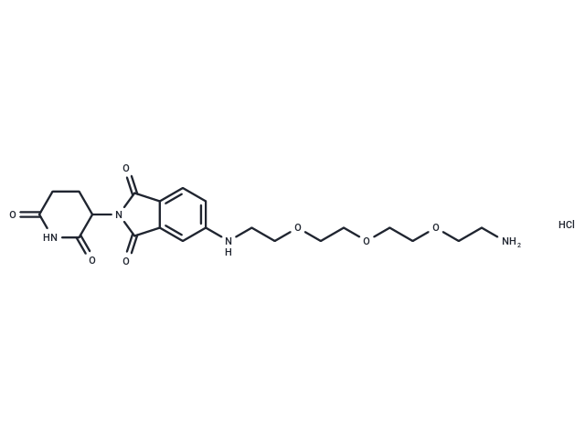 Thalidomide-5-NH-PEG3-NH2 hydrochloride