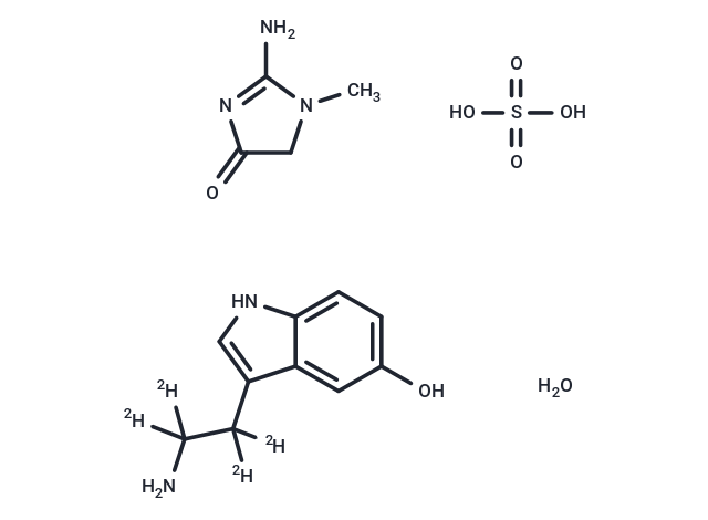 α,α,β,β-d4-Serotonin-Creatinine Sulfate Complex H2O