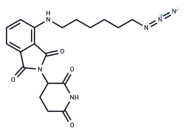 Pomalidomide 4'-alkylC6-azide