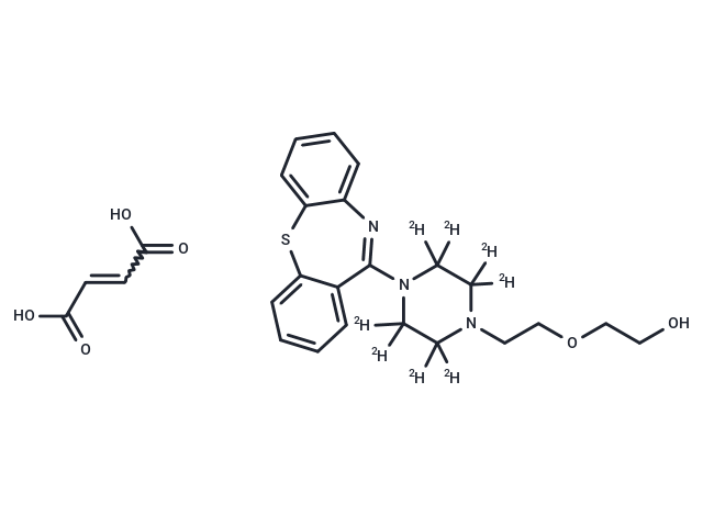 Quetiapine-d8 Fumarate