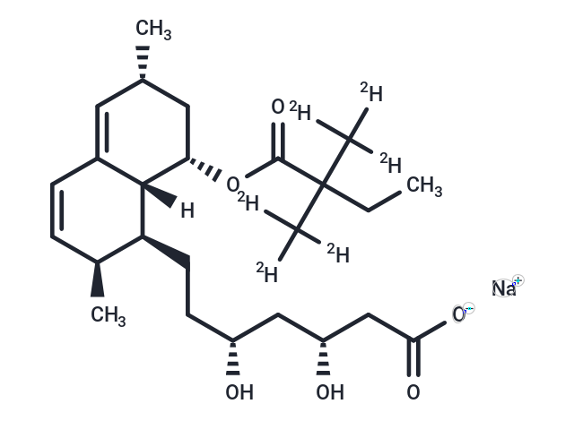 Simvastatin EP Impurity A-d6 Sodium Salt