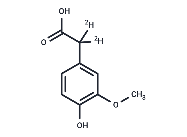 (4-Hydroxy-3-methoxyphenyl)acetic-2,2-d2 Acid