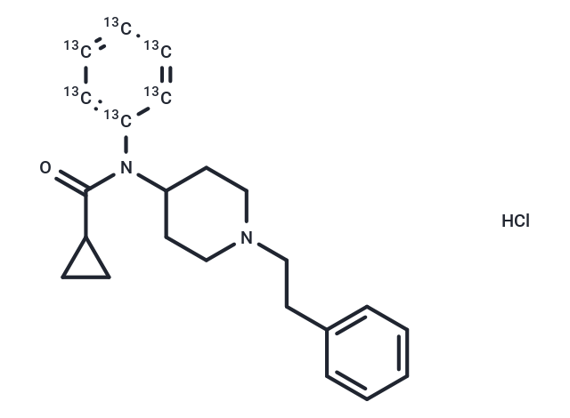 Cyclopropyl fentanyl-13C6 hydrochloride