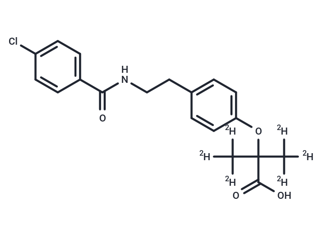 Bezafibrate-d6 (dimethyl-d6)