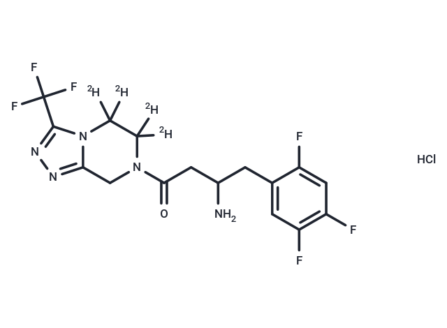 rac-Sitagliptin-d4 HCl