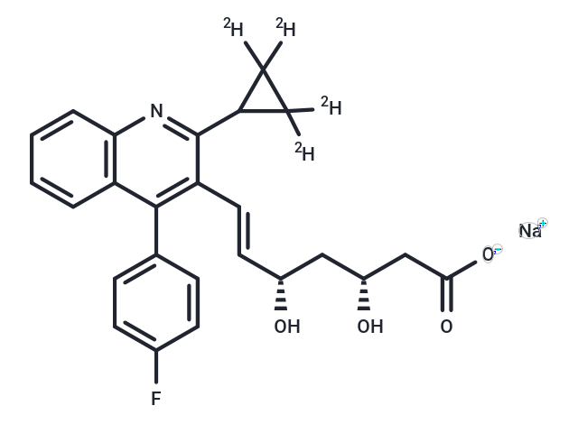 Pitavastatin-d4 Sodium Salt