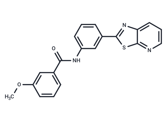 Benzamide, 3-methoxy-N-(3-thiazolo[5,4-b]pyridin-2-ylphenyl)