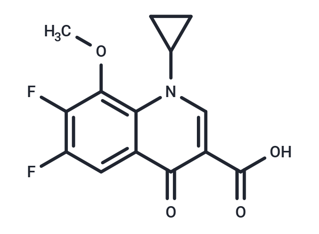 1-Cyclopropyl-6,7-difluoro-8-methoxy-4-oxo-1,4-dihydroquinoline-3-carboxylic acid