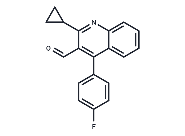 2-Cyclopropyl-4-(4-fluorophenyl)quinoline-3-carbaldehyde