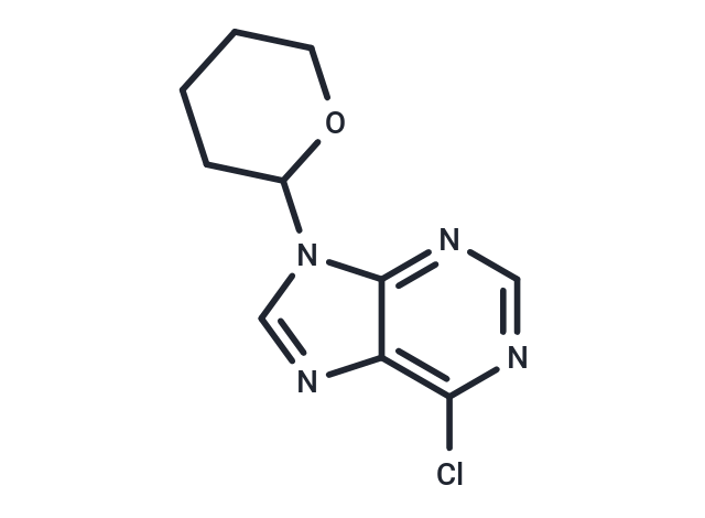 6-Chloro-9-(tetrahydro-2-pyranyl)purine