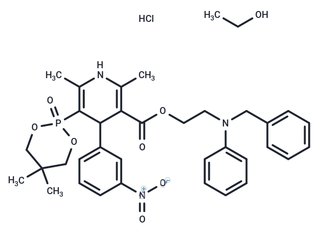 Efonidipine hydrochloride monoethanolate