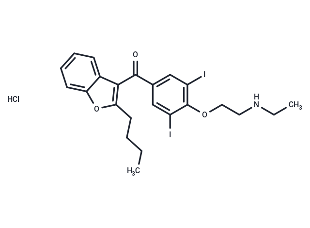 Desethylamiodarone hydrochloride