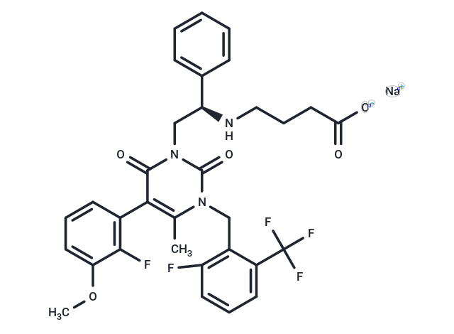 Elagolix sodium