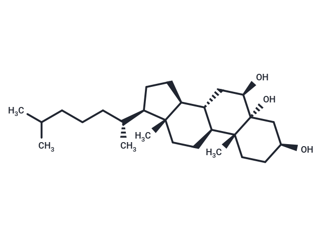 3β,5α,6β-Trihydroxycholestane