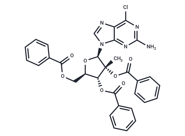 2-Amino-6-chloro-9-[(2,3,5-tri-O-benzoyl-2-C-methyl-β-D-ribofuranosyl)]-9H-purine