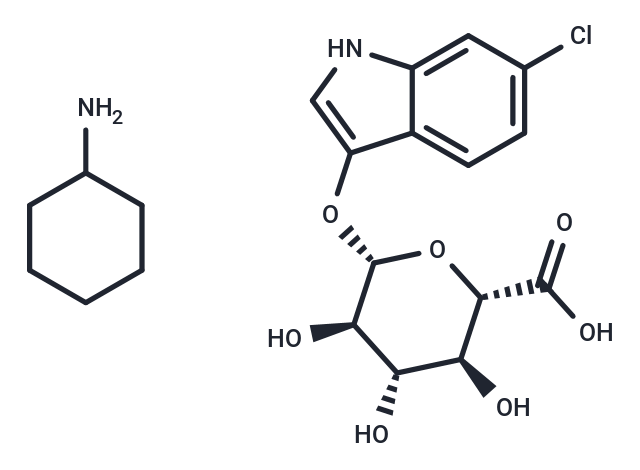 6-Chloro-3-indolyl-β-D-Glucuronide CHA