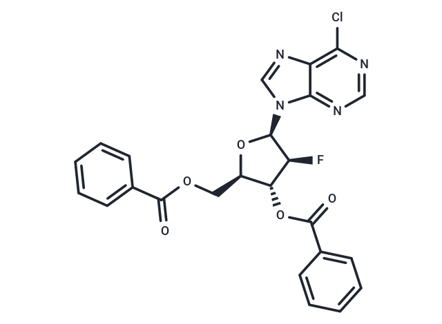 6-Chloropurine -9-beta-D-(3’,5’-di-O-benzoyl-2’-deoxy-2’-fluoro)arabinoriboside