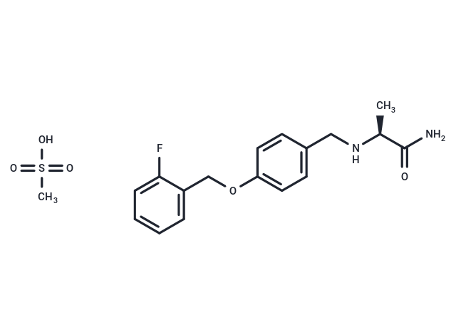 Ralfinamide mesylate