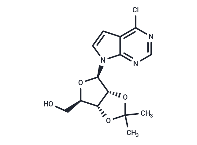 4-Chloro-7-(2,3-O-isopropylidene-β-D-ribofuranosyl)-7H-pyrrolo[2,3-d]pyrimidine