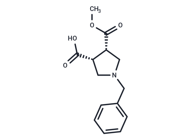 cis-1-Benzyl-4-(methoxycarbonyl)pyrrolidine-3-carboxylic acid