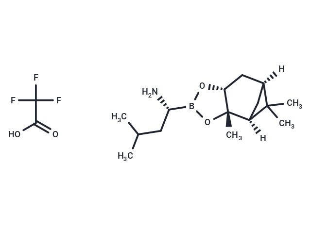 (R)-BoroLeu-(+)-Pinanediol trifluoroacetate