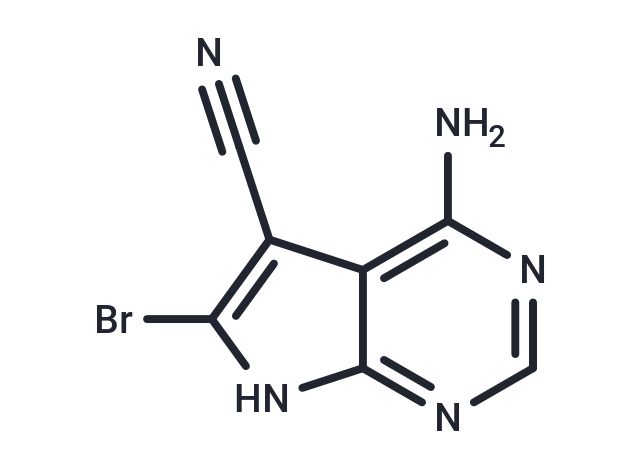 4-Amino-6-bromo-5-cyano-7H-pyrrolo[2,3-d]pyrimidine