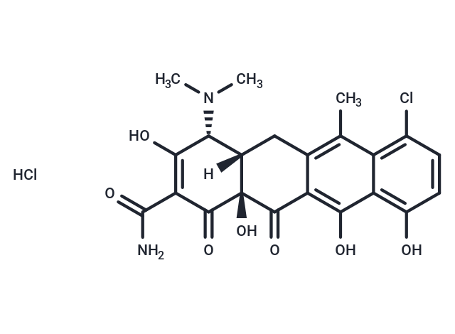 4-Epianhydrochlortetracycline (hydrochloride)