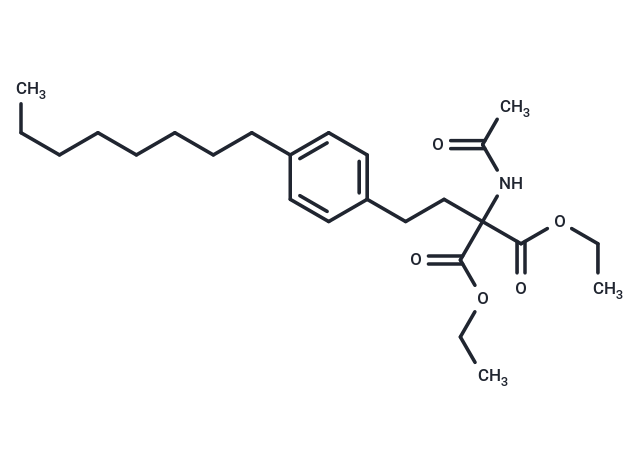 Diethyl 2-acetamido-2-(4-octylphenethyl)malonate