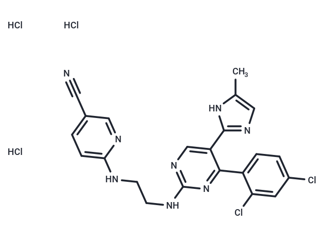 Laduviglusib trihydrochloride