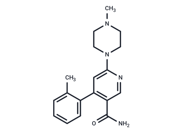 6-(4-methylpiperazin-1-yl)-4-o-tolylnicotinamide